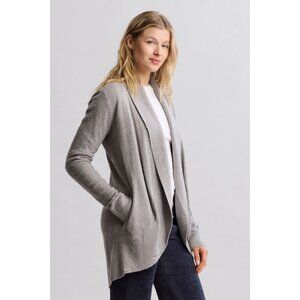 Barefoot Dreams The CozyChic Lite Circle Cardigan Size S Gray Cozy Warm Lounging